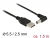 83575 Delock Kabel USB Power > DC 5,5 x 2,5 mm Stecker 90° 1,5 m small