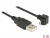 82389 Delock Cable USB 2.0 Type-A male > USB 2.0 Type Micro-A male angled 3 m black small