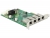 89559 Delock PCI Express x4 Karte 4 x RJ45 Gigabit LAN PoE+  small