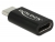 65697 Delock Adaptador USB Type-C™ macho a hembra, compatible con USB 5 / 10 / 20 / 40 Gbps y Thunderbolt™ 3 y 4 - con todas las funciones para video, datos y carga small