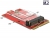62858 Delock Adapter Mini PCIe > gniazdo M.2 z kluczem E small