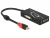 62855 Delock Adapter mini DisplayPort 1.2-dugós csatlakozó > VGA / HDMI / DVI-csatlakozóhüvely 4K passzív fekete small