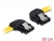 82832 Delock Cable SATA 6 Gb/s left/right metal 30 cm small