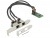 95258 Delock Mini PCIe I/O PCIe teljes méret 2 x Gigabit LAN alacsony profilú small