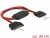 62874 Delock Cable convertidor de voltaje SATA con enchufe de 15 contactos de 5 V > Toma SATA de 15 contactos de 3,3 V + 5 V small