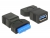 65288 Delock Adapter USB 3.0 Pin Header 19 Pin Buchse > USB 3.0-A Buchse small