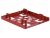 21334 Delock Kόκκινο περίβλημα εγκατάστασης αλουμινίου 2 x 2.5″ σε 3.5″ small