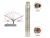 89601 Delock Extension d'antenne pliable à col de cygne N mâle > N femelle flexible en acier inox small