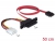 84421 Delock Cable – Backplane SATA 22 pin > 7 pin + 4 pin power (NSS) small
