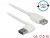 85178 Delock Bővítő kábel EASY-USB 2.0-s A- típusú csatlakozódugó, ívelt bal / jobb > USB 2.0 A-típusú hüvely fehér 0,5 m small