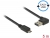 85169 Delock Kábel, EASY-USB 2.0-s A- típusú csatlakozódugó, ívelt bal / jobb > EASY-USB 2.0-s B-típusú csatlakozódugó fekete 5 m small