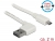 85172 Delock Cable EASY-USB 2.0 Type-A male angled left / right > EASY-USB 2.0 Type Micro-B male white 2 m small