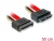 83797 Delock Extension Cable Slim SATA male > female 50 cm small
