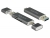 91499 Delock Kortläsare USB Type-C™ / USB 3.1 Gen 1 Typ-A > SD / MMC + Micro SD small