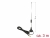 89460 Delock ISM 169 MHz Antenna RP-SMA male 0 dBi omnidirectional with magnetic base fixed black small