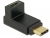 65914 Delock Adapter SuperSpeed USB 10 Gbps (USB 3.1 Gen 2) USB Type-C™ csatlakozódugóval > csatlakozóhüvellyel, ívelt felfelé / lefelé small