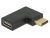 65915 Delock Adaptador SuperSpeed USB 10 Gbps (USB 3.1 Gen 2) USB Type-C™ macho > puerto hembra, sesgado hacia la izquierda y hacia la derecha small