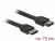 85639 Delock Cable eSATA 3 Gb/s receptacle > eSATA receptacle 70 cm black small