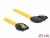 83960 Delock SATA 6 Gb/s kabel rak till högervinklad 20 cm gul small