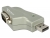 63916  Adapter USB 2.0 Type-A > 1 x Serial DB9 RS-232 110° angled small