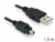 82263 Delock Camera cable USB 2.0 > 4pin Minolta 1,5 m small