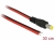 85746 Delock Cable DC 5.5 x 2.5 mm male to open wire ends 30 cm small