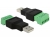 65993 Delock Adapter USB 2.0 Typ-A Stecker > Terminalblock 5 Pin 2-teilig small
