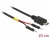 85407 Delock Cable de alimentación USB Micro-B a 2 x cabezal con pines separado macho de energía de 20 cm small