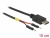 85418 Delock Cable de alimentación USB Tipo-C a 2 x cabezal con pines separado macho de energía de 10 cm small