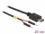 85419 Delock Cable de alimentación USB Tipo-C a 2 x cabezal con pines separado macho de energía de 20 cm small