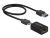 65916 Delock Adaptér Super Speed USB (USB 3.1 Gen 1) s USB Typ Micro-B samice > Gigabit LAN 10/100/1000 Mbps kompaktní small