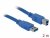 82434 Delock USB 3.0-kabel typ-A hane > USB 3.0 typ-B hane 2,0 m blå small