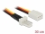 85753 Delock Fan Power Cable 3 pin male to 3 pin female 30 cm  small