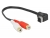 85721 Delock Audio cable Pioneer male > 2 x RCA female (red, white) 25 cm small