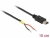 85251 Delock Cable USB 2.0 Mini-B male > 2 x open wires power 10 cm Raspberry Pi small