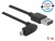 83858 Delock Kábel, EASY-USB 2.0-s A-típusú csatlakozódugó > EASY-USB 2.0-s Micro-B típusú csatlakozódugó, ívelt felfelé / lefelé, 5 m, fekete small