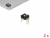 66104 Delock DIP-Schiebeschalter 2-stellig 2,54 mm Rastermaß THT vertikal schwarz 2 Stück small