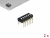 66110 Delock Comutator culisant DIP 6-cifre 2,54 mm cu înclinare THT vertical negru 2 bucăți small