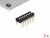 66113 Delock Interruptor deslizante DIP de 8 dígitos de 2,54 mm de paso THT vertical negro 2 piezas small