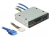 91657 Delock Czytnik kart z 4 gniazdami 3.5″ USB 3.0 + 1 x USB-C™, żeńskie + 3 x USB 3.0-A, żeńskie small