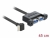 85327 Delock Cablu USB 3.1 Cheie 2 Gen B tată 20 de pini > 2 x USB 3.1 Gen 2 Tip-A mamă cu montare pe panou de 45 cm small