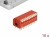 66133 Delock Comutator DIP flip pian 10 cifre 2,54 mm pitch THT vertical roșu 10 bucăți small