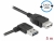 85580 Delock Cablu prelungitor cu conector tată EASY-USB 2.0 Tip-A, în unghi spre stânga / dreapta > USB 2.0 Tip-A, mamă 5 m small