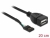 83291 Delock Kabel USB Pin Header Buchse > USB 2.0 Typ-A Buchse 20 cm small