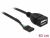 83825 Delock USB Kabel Pin Header Buchse > USB 2.0 Typ-A Buchse 40 cm small