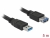85058 Delock Καλώδιο επέκτασης USB 3.0 τύπου-A αρσενικό > USB 3.0 τύπου-Α θηλυκό 5,0 m μαύρο small