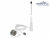12577 Delock Marine radio 156-163 MHz antenna UHF plug 6 dBi 225 cm omnidirectional with connection cable RG-58 U 4.5 m outdoor white small