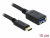 65634 Delock Adapter SuperSpeed USB (USB 3.1, Gen 1) USB Type-C™-kontakt > USB Type A-uttag 15 cm svart small