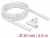 18840 Delock Spiral Hose with Pull-in Tool 2.5 m x 20 mm white small