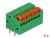 66341 Delock Bloc terminal cu buton pt. PCB 8 pini 2,54 mm orizontală, 4 buc small